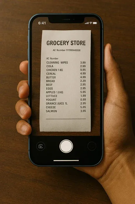 Scan Your Grocery Receipt