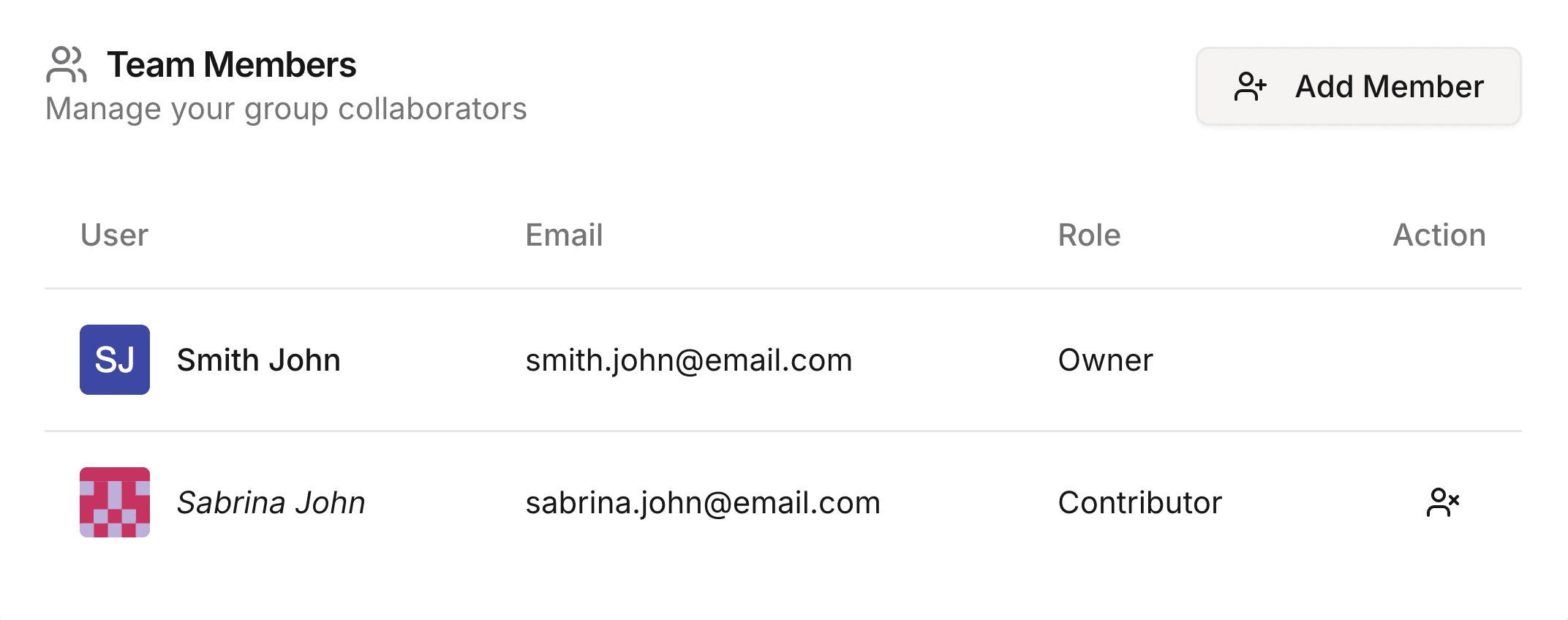 A household group with more than one person adding receipts